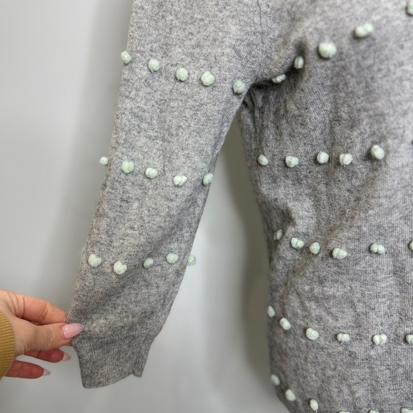 J. Crew Gray Wool Blend Women's Sweater (S) - Picture 5 of 8